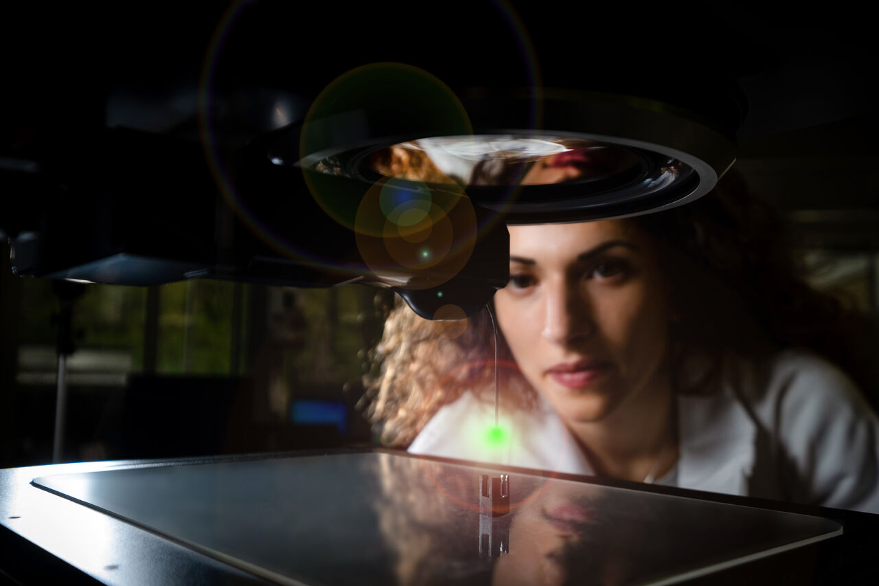 Engineer in a laboratory